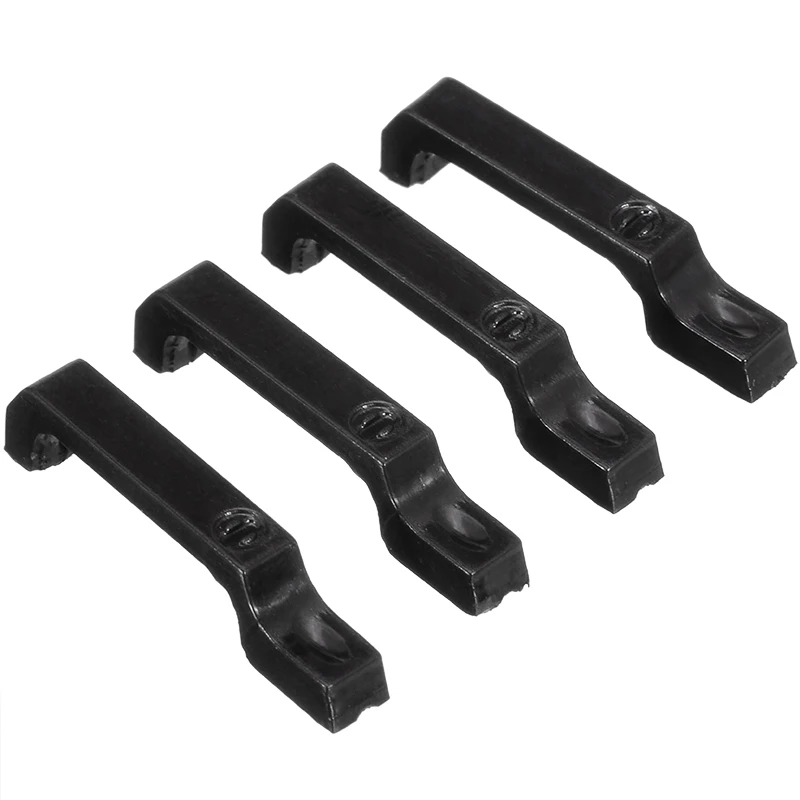 4Pcs/set ABS Plastic Black Door Handles Handle Pull Knob For 1/10 RC Crawler Car Remote Control Accessories