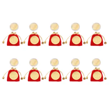 10 Sets 2021 New Year Gold Coin New Year Blessing Coin Commemorative Coin the Year of the Ox Gold Coin Foil Coin for Mall Home
10 Sets 2021 New Year Gold Coin New Year Blessing Coin Commemorative Coin the Year of the Ox Gold Coin Foil Coin for Mall Home