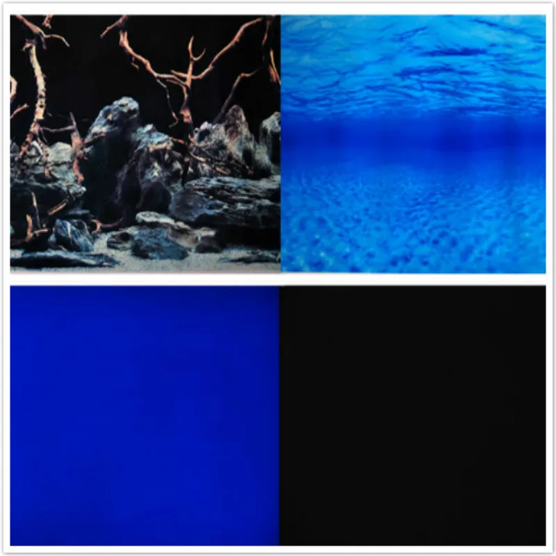 Non-self-adhesive 40CM Aquarium Fish Tank Decoration Blue Black Sea Root WATERPROOF Background Ornament Double-face Pet Supplies
Non-self-adhesive 40CM Aquarium Fish Tank Decoration Blue Black Sea Root WATERPROOF Background Ornament Double-face Pet Supplies