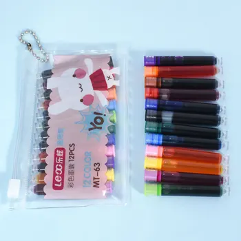 12colored ink catrdige ,dia 3.4 Perfect for Calligraphy fountain /roller Pen pvc bag packing
12colored ink catrdige ,dia 3.4 Perfect for Calligraphy fountain /roller Pen pvc bag packing