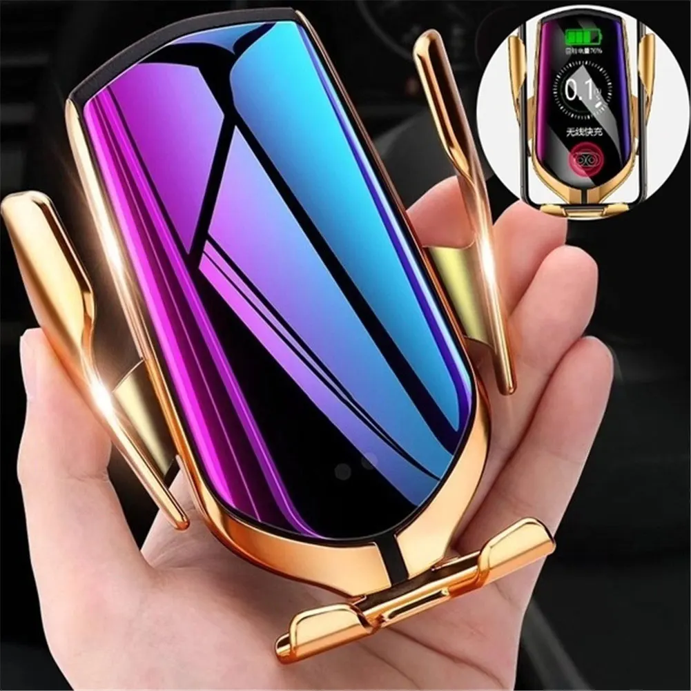 Wireless Car Charger Mount IR Intelligent Automatic Clamping for iPhone Xs/Max/XR/8/8 Plus/Galaxy S9/S9+/S8/S8+/Note9/S7
Wireless Car Charger Mount IR Intelligent Automatic Clamping for iPhone Xs/Max/XR/8/8 Plus/Galaxy S9/S9+/S8/S8+/Note9/S7