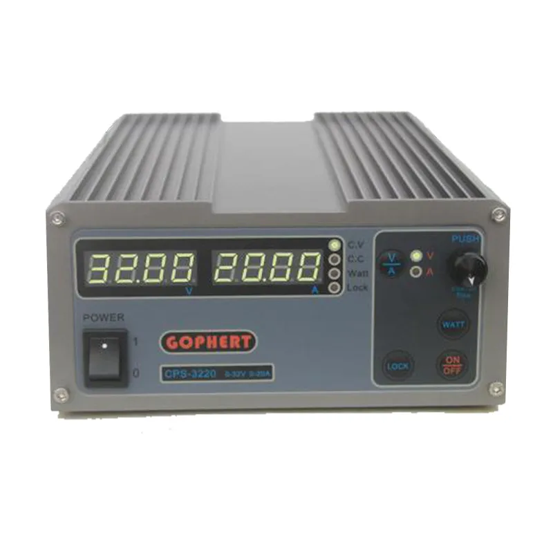 Precision Digital Adjustable DC Power Supply CPS3220 OVP/OCP/OTP Low Power CPS-3220 32V20A 220V 0.01V/0.01A
Precision Digital Adjustable DC Power Supply CPS3220 OVP/OCP/OTP Low Power CPS-3220 32V20A 220V 0.01V/0.01A