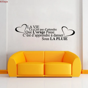 Kililaya Stickers Muraux Citation De La Vie Home Decoration Accessories French Quote Wall Stickers Room Decor
Kililaya Stickers Muraux Citation De La Vie Home Decoration Accessories French Quote Wall Stickers Room Decor