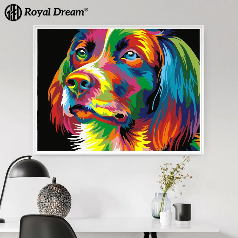 A Generation of Fat Digital Oil Painting DIY Pop Dog Animal Handmade Painting Hanging Painting Electric Meter Box Living Room De
A Generation of Fat Digital Oil Painting DIY Pop Dog Animal Handmade Painting Hanging Painting Electric Meter Box Living Room De