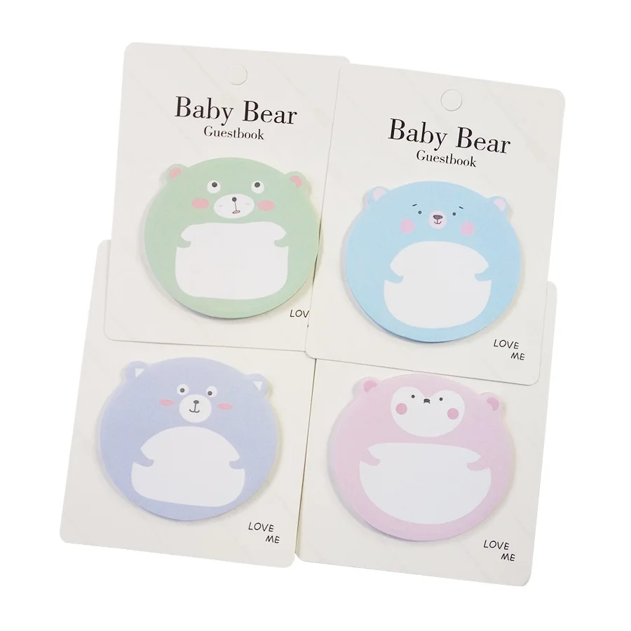 1pack/lot Korean Creative Cartoon Animal Baby Bear Sticky Notes Memo Pad Sticky Notes Stationery To Do List
1pack/lot Korean Creative Cartoon Animal Baby Bear Sticky Notes Memo Pad Sticky Notes Stationery To Do List