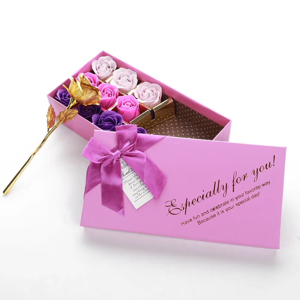 14pcs Romantic Gift Box Bath Body Petal Artificial Rose Soap Flower Set in box for Wedding Party Favor Birthday Gift chrismas
14pcs Romantic Gift Box Bath Body Petal Artificial Rose Soap Flower Set in box for Wedding Party Favor Birthday Gift chrismas