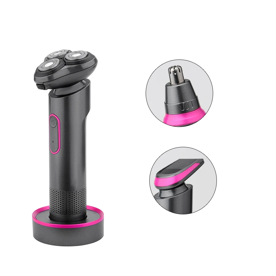 Portable Electric Shaver For Men Travel Washable Beard Trimmer 3 Blade Floating Heads Razor Rechargeable Face Shaving Machine
Portable Electric Shaver For Men Travel Washable Beard Trimmer 3 Blade Floating Heads Razor Rechargeable Face Shaving Machine