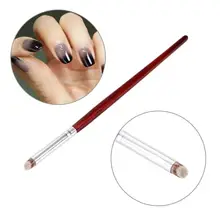 2019 nouvelles populaire professionnel facile à utiliser Nail Art outils dessin peinture pinceau stylo changement de couleur brosse stylo manche en bois(China)