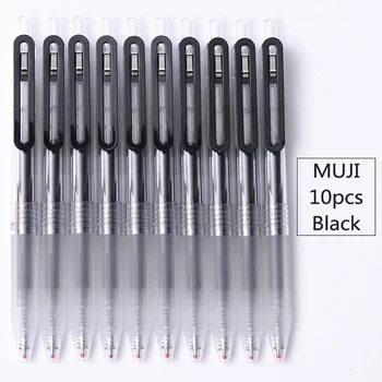 5/10pcs MUJI Gel Pen 0.5MM Black Blue Red Ink Smooth Press Writing Pens Cute Color Pen Set Office School Stationary Exam Special
5/10pcs MUJI Gel Pen 0.5MM Black Blue Red Ink Smooth Press Writing Pens Cute Color Pen Set Office School Stationary Exam Special