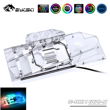 Bykski Full Cover GPU Water Block For INNO3D GTX1660 Graphics Card Water-Cooled RGB/A-RGB Water cooler N-ICH1660-X
Bykski Full Cover GPU Water Block For INNO3D GTX1660 Graphics Card Water-Cooled RGB/A-RGB Water cooler N-ICH1660-X