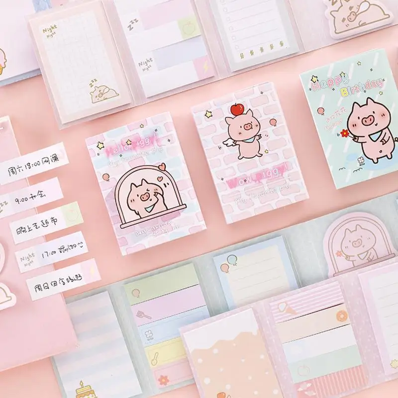 1 Pc exquisite Animal Pig Memo pad 6 Folding Notepad Sticker Notes Planner DIY Cute Stationery School Office Supplies gift
1 Pc exquisite Animal Pig Memo pad 6 Folding Notepad Sticker Notes Planner DIY Cute Stationery School Office Supplies gift