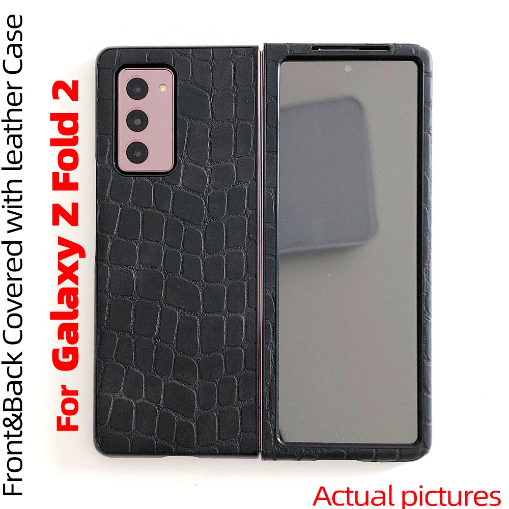 For Galaxy Z Fold 2 Case for Galaxy Z Fold2 5G front and back covered with crocodile leather Case For Galaxy Z Fold2 5G Case
For Galaxy Z Fold 2 Case for Galaxy Z Fold2 5G front and back covered with crocodile leather Case For Galaxy Z Fold2 5G Case