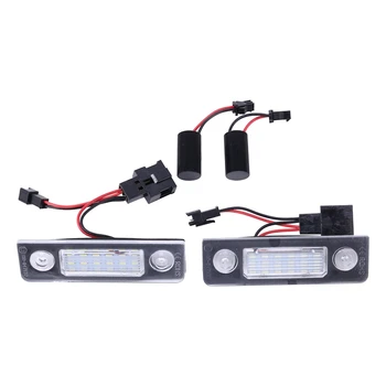 DHBH-LED Licence Plate Light White License Tail Lamps for Skoda Octavia 2 Facelift 2009 -2012 Roomster 5J 2006-2010 
DHBH-LED Licence Plate Light White License Tail Lamps for Skoda Octavia 2 Facelift 2009 -2012 Roomster 5J 2006-2010