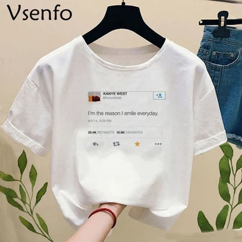 

Kanye West Tweet I Wish I Had A Friend Like Me T Shirt Women Men Summer Short Sleeve Tumblr Fashion Printed Tee Shirt Streetwear