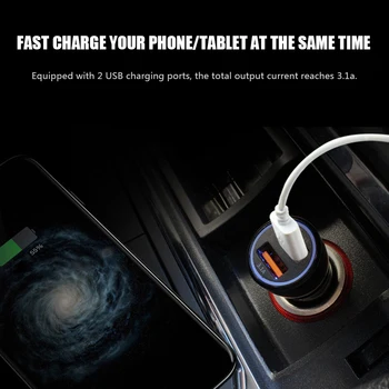 2 Dual Port Quick Charge QC 3.0 USB Fast Car Cigarette 33W For iPhone Samsung Car Accesories
2 Dual Port Quick Charge QC 3.0 USB Fast Car Cigarette 33W For iPhone Samsung Car Accesories
