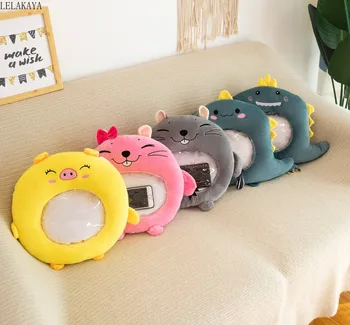 Visible Hand Warmer Plush Cushion Toys Cute Pig Hamster Dinosaur Shape Phone Holder Transparent Surface For Winter Warm Pillow
Visible Hand Warmer Plush Cushion Toys Cute Pig Hamster Dinosaur Shape Phone Holder Transparent Surface For Winter Warm Pillow