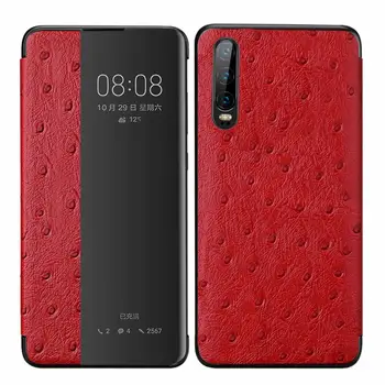 BuzzLee Smart Touch Sense Flip Phone Case for Huawei P30 Genuine Ostrich pattern Cowhide Leather Phone case for Huawei P30 Pro
BuzzLee Smart Touch Sense Flip Phone Case for Huawei P30 Genuine Ostrich pattern Cowhide Leather Phone case for Huawei P30 Pro
