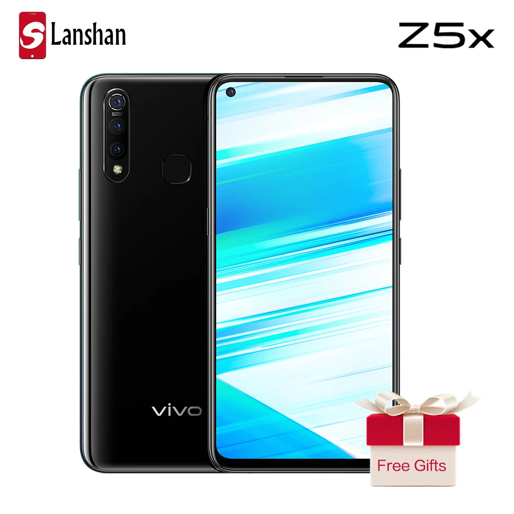 Смартфон vivo Z5x 8+128 Гб экран 6.53" процессор Snapdragon710 Android 9 функция быстрой зарядки