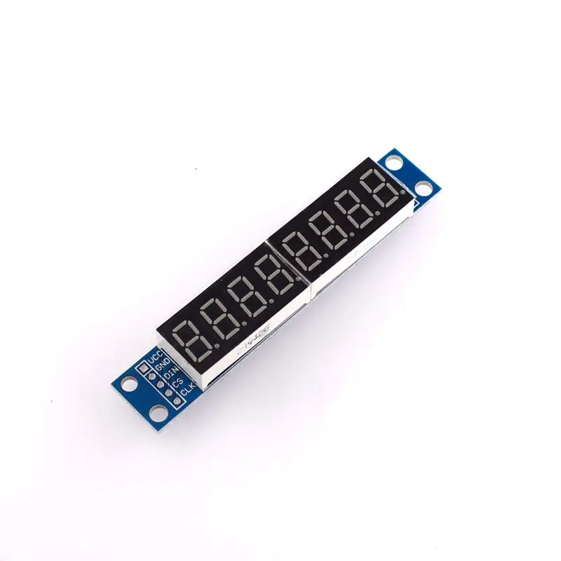 MAX7219 LED Dot Matrix 8-bit Digital Tube Display Control Module 3.3V 5V Microcontroller Serial Driver 7-segment MAX7219 LED Dot Matrix 8-bit Digital Tube Display Control Module 3.3V 5V Microcontroller Serial Driver 7-segment