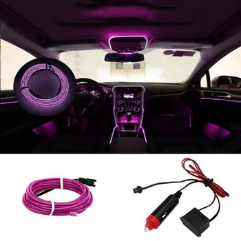 300cm LED Atmosphere Light EL Wire Strip With Car Lighter Socket Plug Universal Car Interior Decoration Purple Lamp
300cm LED Atmosphere Light EL Wire Strip With Car Lighter Socket Plug Universal Car Interior Decoration Purple Lamp