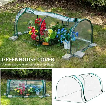 Garden Greenhouse PE Cover Plants Keep Warm Sunroom For Flowers Roll-up Windows Without Frame For Plants
Garden Greenhouse PE Cover Plants Keep Warm Sunroom For Flowers Roll-up Windows Without Frame For Plants