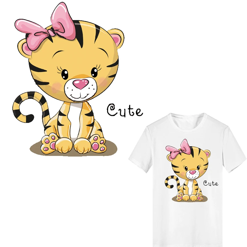 Cute Animal Patch Iron-on Transfers Applique Heat Transfer Vinyl Cat Patches for Kids Girl Clothing DIY T-shirt Thermal Press
Cute Animal Patch Iron-on Transfers Applique Heat Transfer Vinyl Cat Patches for Kids Girl Clothing DIY T-shirt Thermal Press