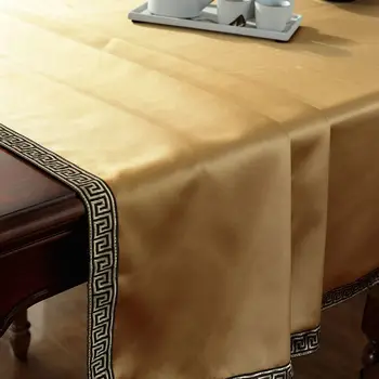 Pure Color Embroidered Rectangular Table Cloth High-grade Golden Blue Square Round Tablecloth Home Party Decoration Covers
Pure Color Embroidered Rectangular Table Cloth High-grade Golden Blue Square Round Tablecloth Home Party Decoration Covers