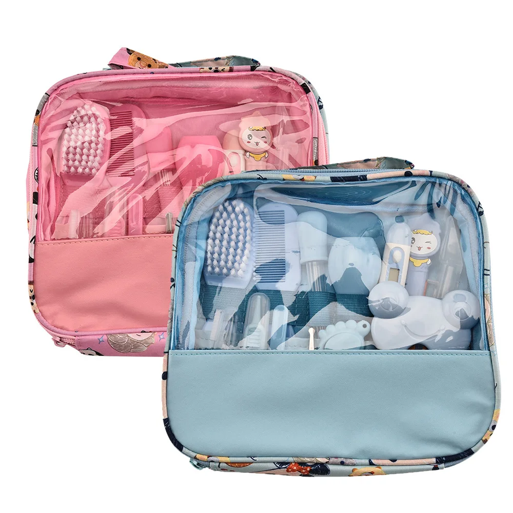 Cute Newborn Baby Care Kit Thermometer Grooming Brush Newborn Safety Care Kit Set Multi-function Baby Healthcare Set Accessories
Cute Newborn Baby Care Kit Thermometer Grooming Brush Newborn Safety Care Kit Set Multi-function Baby Healthcare Set Accessories