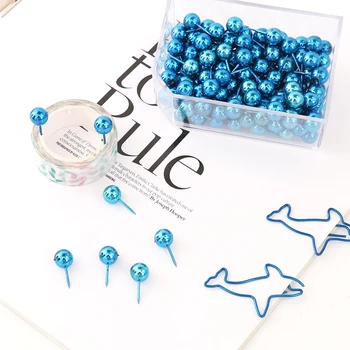 100pcs Metal Plastic Push Pins Thumbtacks Colored Map Pushpins Round Head Tack Pin for Cork Board Decorative Diy Photo Wall
100pcs Metal Plastic Push Pins Thumbtacks Colored Map Pushpins Round Head Tack Pin for Cork Board Decorative Diy Photo Wall