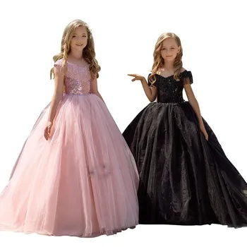 Black Puffy Gown for Little Girls Off the Shoulder Shinny Sequins Lace Up Back Girls Pageat Gown Birthday Dress
Black Puffy Gown for Little Girls Off the Shoulder Shinny Sequins Lace Up Back Girls Pageat Gown Birthday Dress