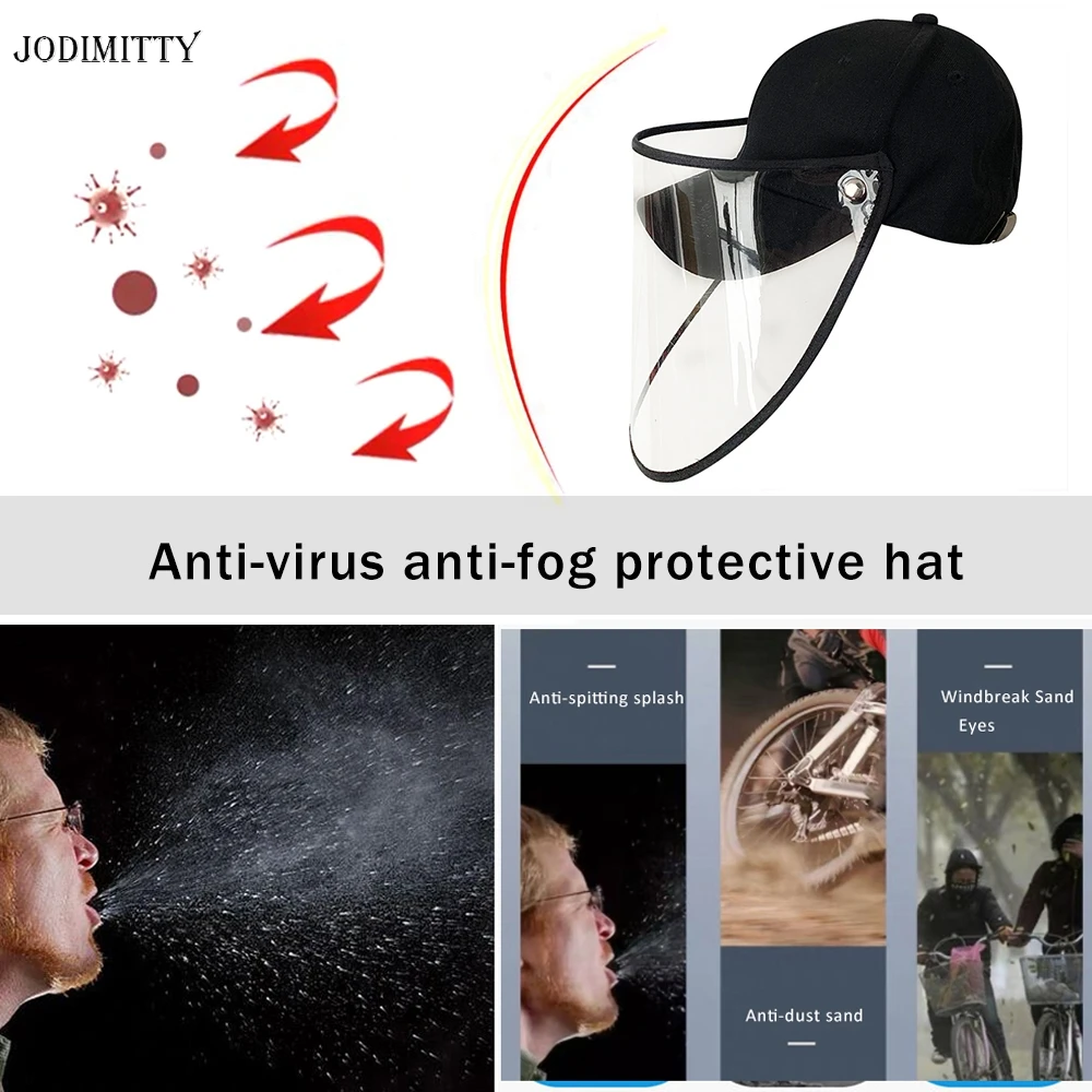 Jodimitty Adjustable Protective Cap Coronary Protective Hat Eye Protection Windproof Hat Men And Women Isolation Face Cover Cap
Jodimitty Adjustable Protective Cap Coronary Protective Hat Eye Protection Windproof Hat Men And Women Isolation Face Cover Cap