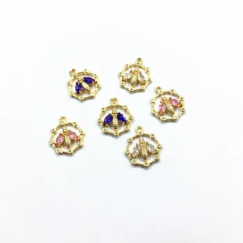 New arrival! 18x16mm 30pcs Copper/Cubic Zirconia Bee shape charm for Earrings Making DIY parts,Jewelry Findings & Components
New arrival! 18x16mm 30pcs Copper/Cubic Zirconia Bee shape charm for Earrings Making DIY parts,Jewelry Findings & Components