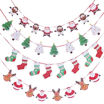 8PCS Christmas Banners Flags Hanging Bunting Garland Christmas Door Wall Window Party Scene Decoration Supplies
8PCS Christmas Banners Flags Hanging Bunting Garland Christmas Door Wall Window Party Scene Decoration Supplies