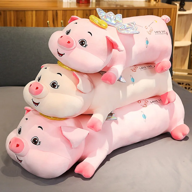 60cm-100cm Big Lovely Pig Stuffed Doll Lying Plush Piggy Toy Beige/Pink Animals Soft Sleeping Pillow Cushion Kid Girlfriend Gift
60cm-100cm Big Lovely Pig Stuffed Doll Lying Plush Piggy Toy Beige/Pink Animals Soft Sleeping Pillow Cushion Kid Girlfriend Gift
