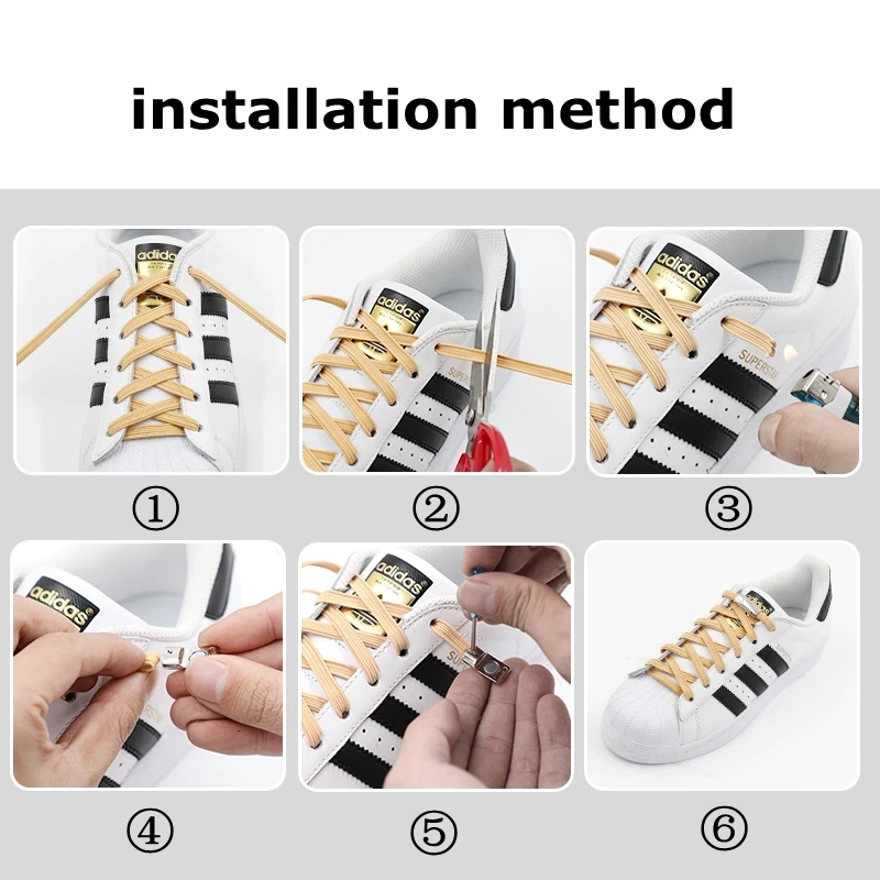 No Tie Shoe laces Magnetic Elastic Shoelaces Reflective Running At Night Child Adult Flat Shoe lace Safety Quick Lock Lazy laces