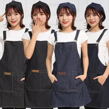 Denim Stripe Cook Apron With Big Pocket Adjustable Home Restaurent Kitchen Cooking Chef Baking Dress Apron Can Tie In The Back
Denim Stripe Cook Apron With Big Pocket Adjustable Home Restaurent Kitchen Cooking Chef Baking Dress Apron Can Tie In The Back