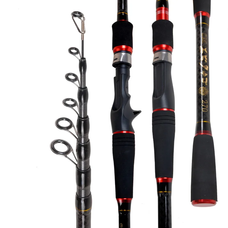 High quality carbon lure rod 1.8-3.0m telescopic fishing rod gun handle straight handle super hard ultra light boat sea fishing
High quality carbon lure rod 1.8-3.0m telescopic fishing rod gun handle straight handle super hard ultra light boat sea fishing