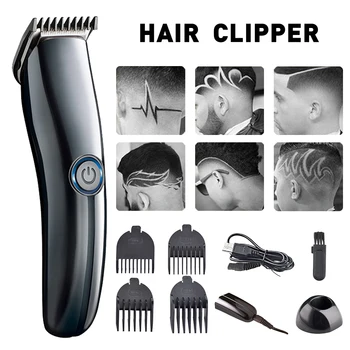 Newly Design Electric Hair Clipper Mini Hair Trimmer Cutting Machine Beard Barber Razor For Men Style Tools with 4 Guide Combs
Newly Design Electric Hair Clipper Mini Hair Trimmer Cutting Machine Beard Barber Razor For Men Style Tools with 4 Guide Combs