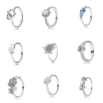 925 Sterling Silver Ring Charm Diy Crystal Blue Snowflake Round Flower Finger Ring For Women Party Jewelry
925 Sterling Silver Ring Charm Diy Crystal Blue Snowflake Round Flower Finger Ring For Women Party Jewelry