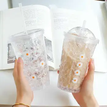 350ml 450ml Sun flower Plastic Cup with Straw Sequin Double Layer Water Bottle Tumbler Birthday Gift Summer Drinkware Coffee Mug
350ml 450ml Sun flower Plastic Cup with Straw Sequin Double Layer Water Bottle Tumbler Birthday Gift Summer Drinkware Coffee Mug