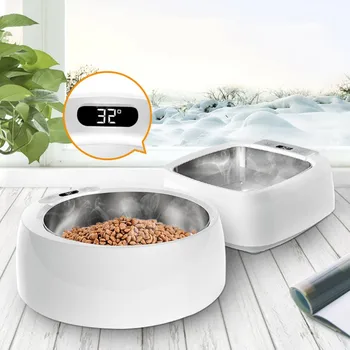 Stainless Steel Heated Dog Feeder Indoor Outdoor Round Food Water Bowl Smart Thermal Feeding Device Non-Slip Dog Bowl
Stainless Steel Heated Dog Feeder Indoor Outdoor Round Food Water Bowl Smart Thermal Feeding Device Non-Slip Dog Bowl