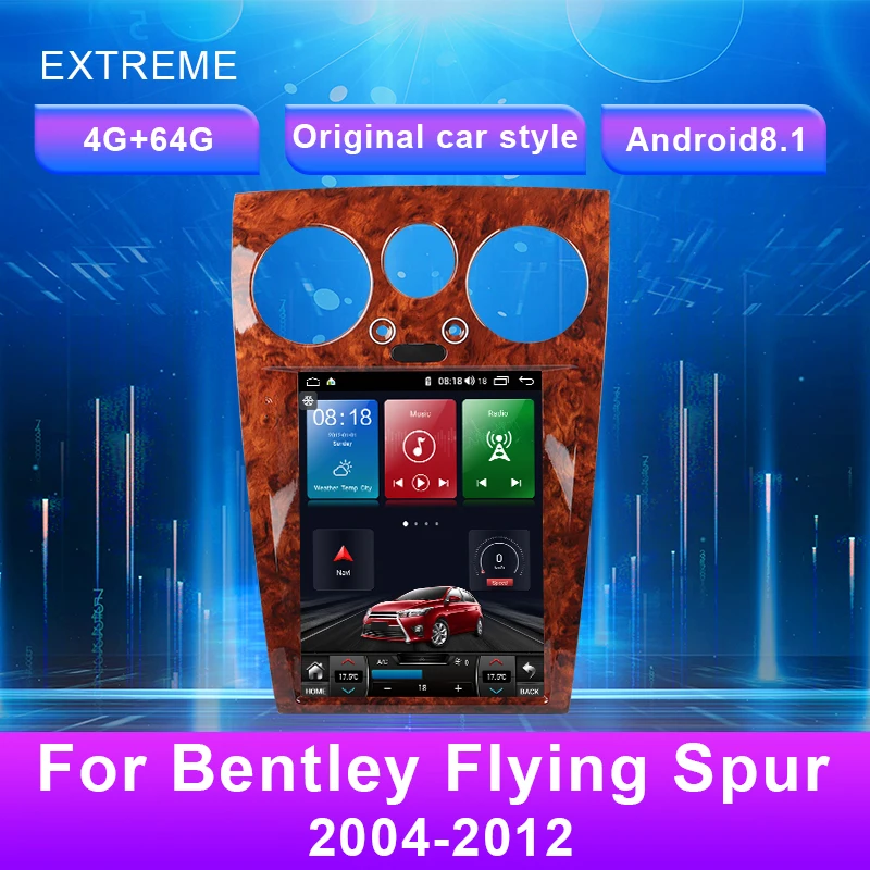12.1 Inch Android 8.1 4G+64G Car Multimedia GPS Navigation Radio Video Player With Frame For Bentley Flying Spur/ Continental
12.1 Inch Android 8.1 4G+64G Car Multimedia GPS Navigation Radio Video Player With Frame For Bentley Flying Spur/ Continental