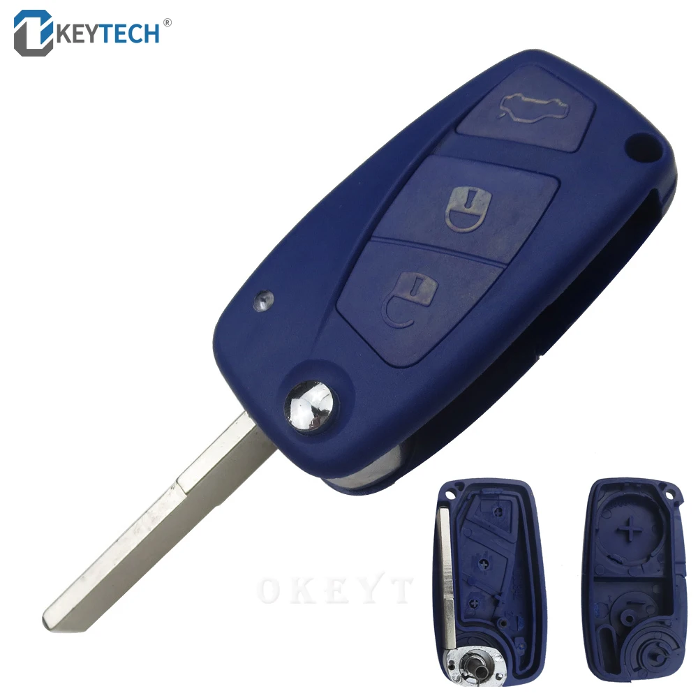 OkeyTech For FIAT Punto Ducato Stilo Panda 3 Buttons Replacement Flip Folding Remote Car Key Shell Case Cover SIP22 Blade
OkeyTech For FIAT Punto Ducato Stilo Panda 3 Buttons Replacement Flip Folding Remote Car Key Shell Case Cover SIP22 Blade