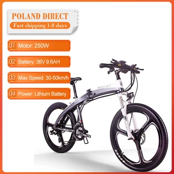 

[EU Direct] RICHBIT TOP-880 250W 36V 9.6Ah 26inch Folding Moped Electric Bike Hydraulic Disc Brake 35km/h Electric Bicycle Gray