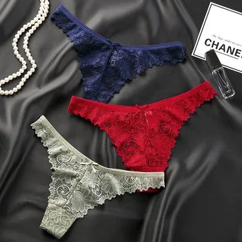 Sexy Women's Hollow Fashion Low Waist Lace Underwear Ladyies Thongs Panties Briefs Ruffle Underpants
Sexy Women's Hollow Fashion Low Waist Lace Underwear Ladyies Thongs Panties Briefs Ruffle Underpants