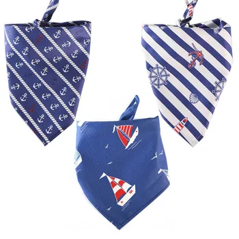 Dog Bandana Triangle Dog Scarf Cotton Anchor Sailboat Printing Bib Dog Kerchief for Small or Medium Dog and Cat Pet Accessories 
Dog Bandana Triangle Dog Scarf Cotton Anchor Sailboat Printing Bib Dog Kerchief for Small or Medium Dog and Cat Pet Accessories