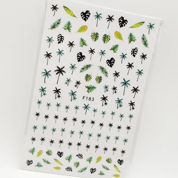 2pcs 3D Stickers for Nails Leaf Coconut Tree Nail Sticker Foil Nail Art Decorations Manicure Accessories Tips Decoraciones
2pcs 3D Stickers for Nails Leaf Coconut Tree Nail Sticker Foil Nail Art Decorations Manicure Accessories Tips Decoraciones
