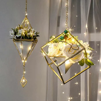 Nordic Geometric Ceramic Iron Rack Chain Hanging Flower Pots Holder Balcony Garden Succulent Plants Decorations Gold Black White
Nordic Geometric Ceramic Iron Rack Chain Hanging Flower Pots Holder Balcony Garden Succulent Plants Decorations Gold Black White