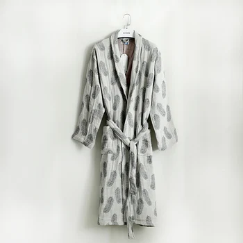 ZDFURS*Casual Home Wear Feather Gauze Robe 100% Cotton Robe Bath Robe Women Soft absorbent Robe Females Ventilation
ZDFURS*Casual Home Wear Feather Gauze Robe 100% Cotton Robe Bath Robe Women Soft absorbent Robe Females Ventilation