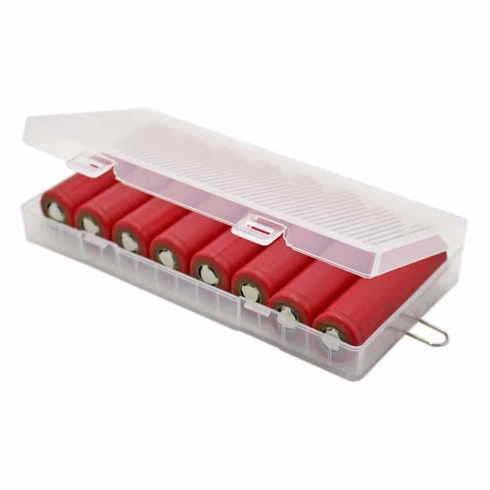 High Quality Transparent Battery Case Holder Hard Plastic Storage Box Cover For 8PCS 18650 batteries Easy To Carry
High Quality Transparent Battery Case Holder Hard Plastic Storage Box Cover For 8PCS 18650 batteries Easy To Carry